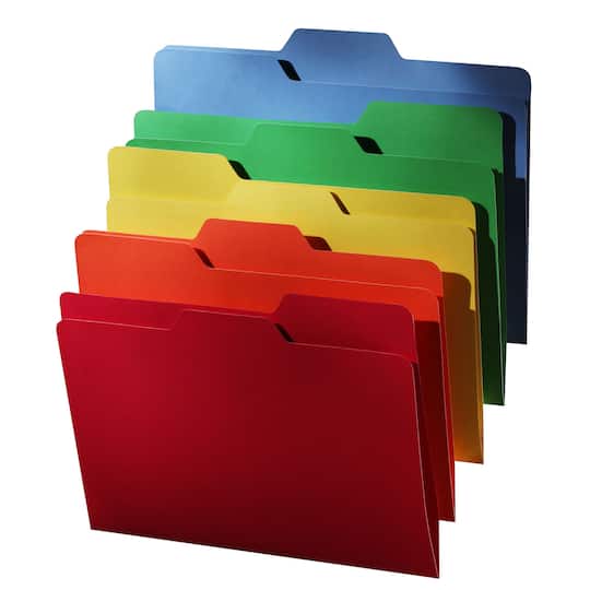 Find It Trading All Tab Assorted Colors Letter File Folder, 80ct.